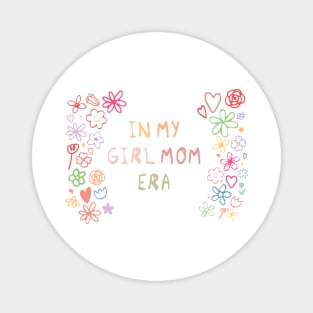 In My Girl Mom Era Front Print Gender Reveal Future Mom Magnet
